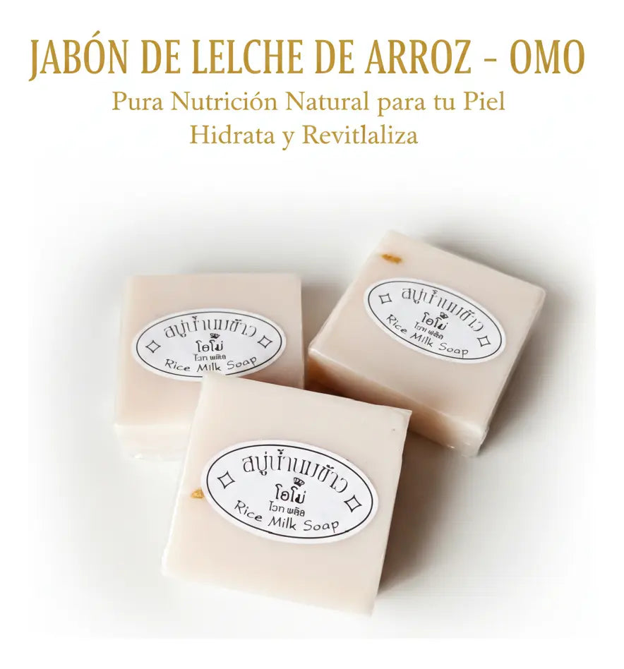 Jabones Arroz, Carbon Y Curcuma 3X1