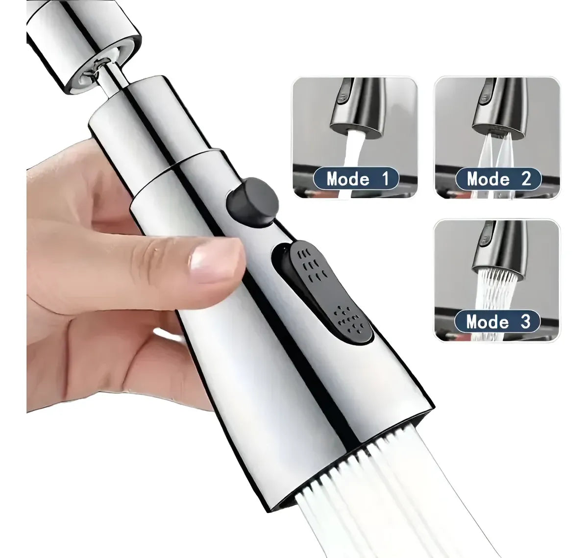 Cabezal  de grifo giratorio multifuncional 360