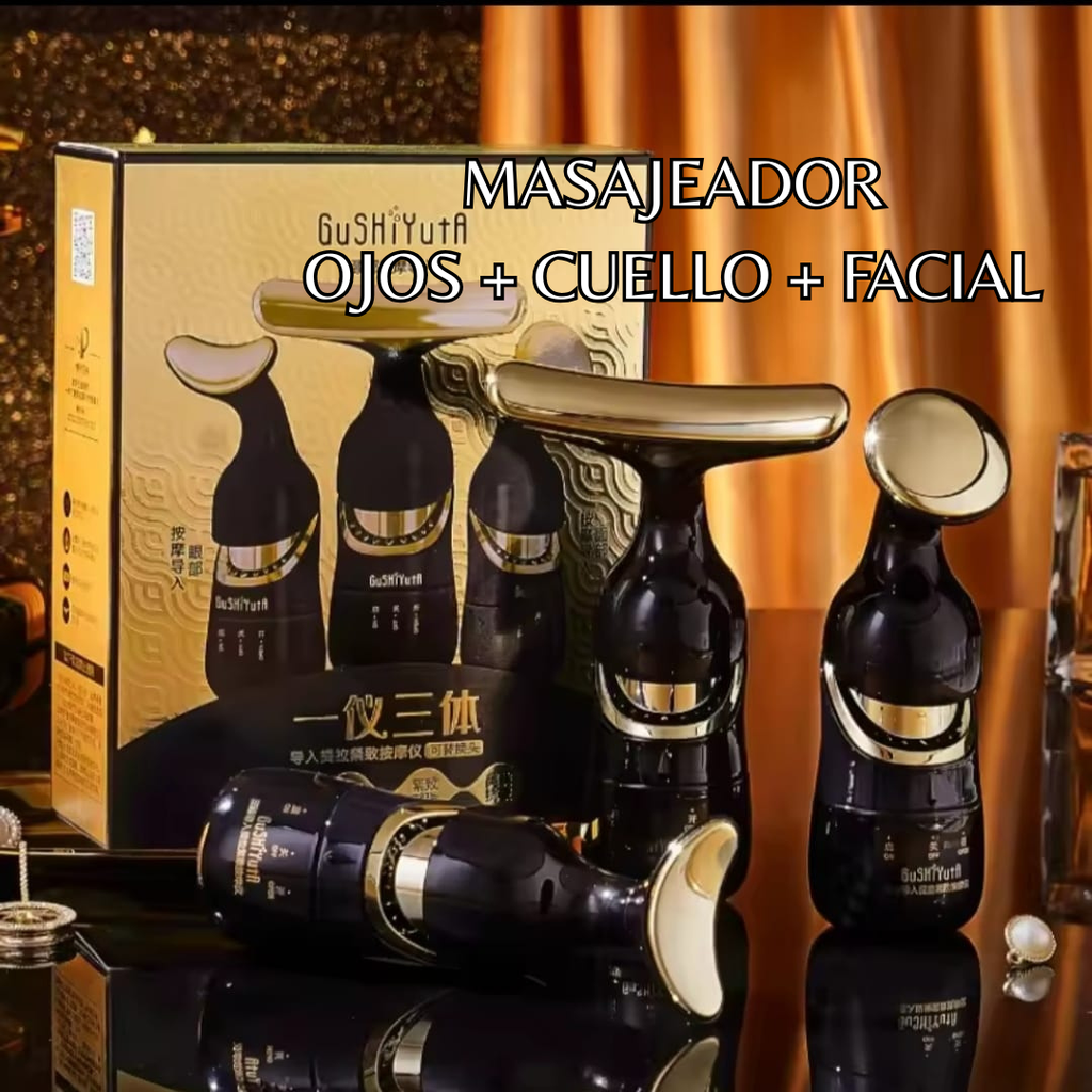 Masajeador 3 en 1 (OJOS, ROSTRO Y CUELLO)