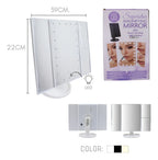 ESPEJO TIPO LIBRO LED